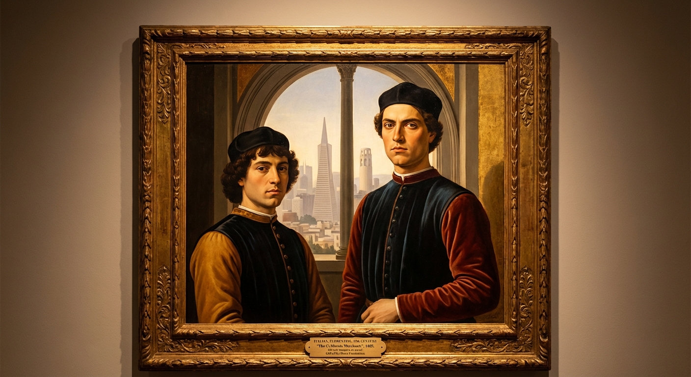 The Founders (Florentine Double Portrait)