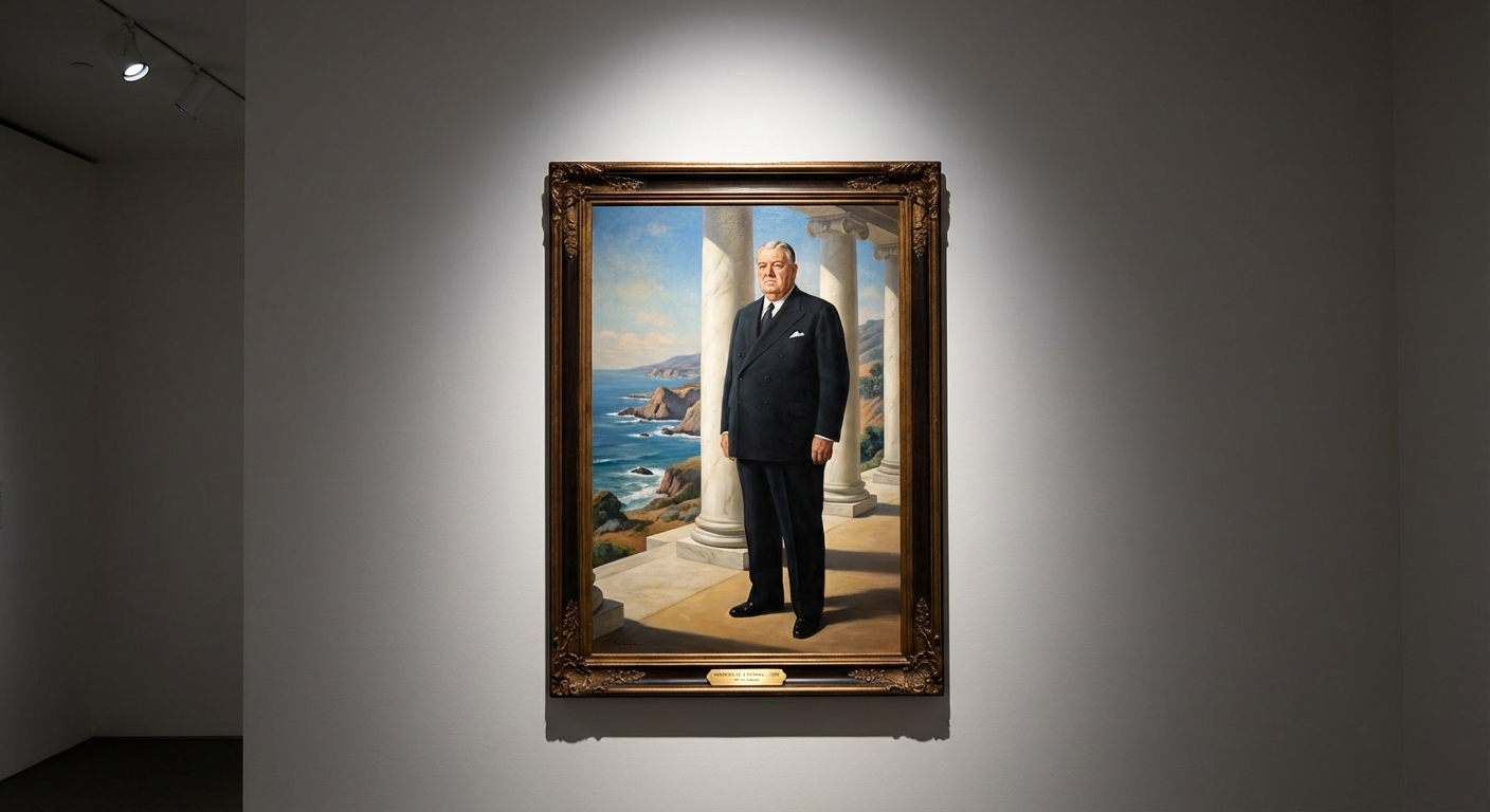 Portrait of William Randolph Hearst at San Simeon, c. 1930