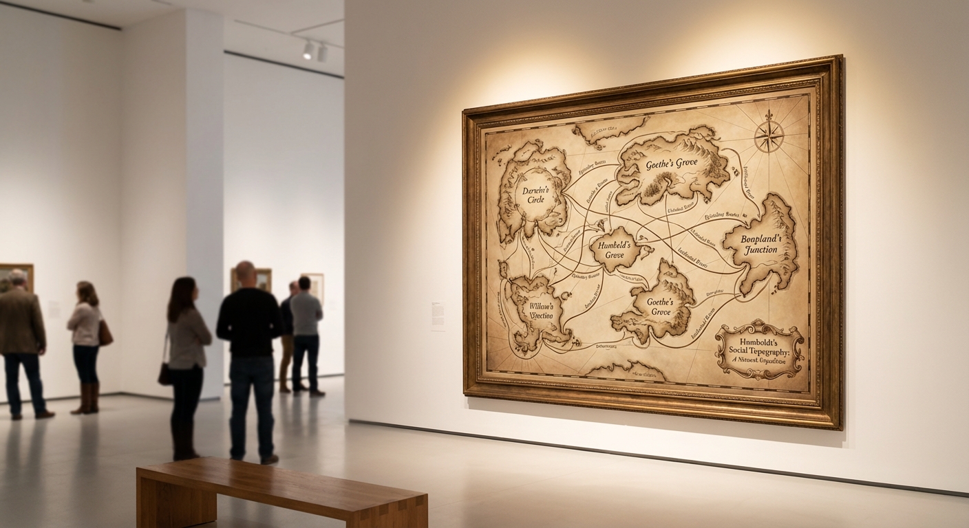 The LinkedIn Network (Data Visualization Painting)