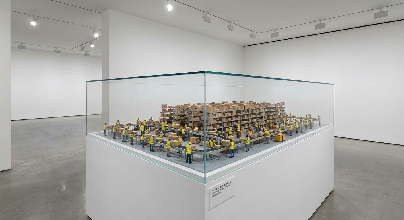 The Union Buster: Amazon Warehouse Diorama